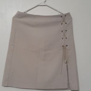 Cream Skirt
